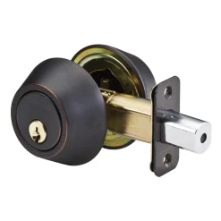 Double Cylinder Deadbolt; Aged Bronze, WR3/5