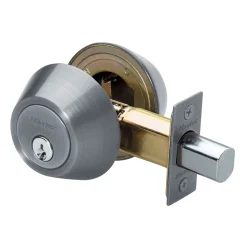 Double Cylinder Deadbolt; Satin Nickel, KW1