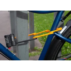 2-4/5ft Long Set Your Own Combination Folding Bike Lock with 4mm Diameter Hardened Steel Links