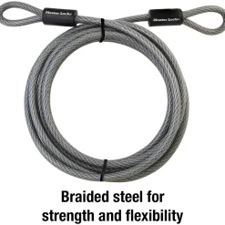 15ft (4.6m) Long x 3/8in (10mm) Diameter Looped End Cable