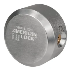 2-7/8in (73mm) Solid Steel Rekeyable 6-Pin Tumbler Flat Back Hidden Shackle Padlock, Keyed Alike