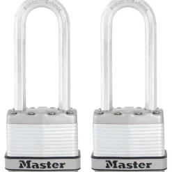 1-3/4in (44mm) Wide Magnum® Laminated Steel Padlock with 2-1/2in (64mm) Shackle; 2-Pack