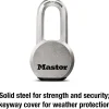 2-1/2in (64mm) Wide Magnum® Solid Steel Body Padlock with 2in (51mm) Shackle
