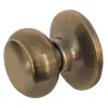 Rusk Style Dummy Knob; Antique Brass