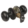 Rusk Style Knob Privacy Door Lock; Aged Bronze
