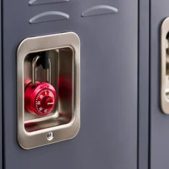 Standard Dial Combination Lock Locker Lock, Assorted Colors, 1-9/16 in Wide, 2-Pack