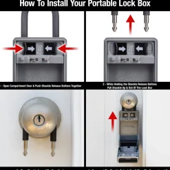 5480T - Portable Lock Box Two-Pack