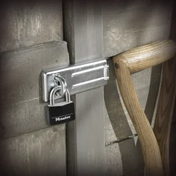 Vinyl-Covered Solid Body Padlock, 1-9/16 in Wide
